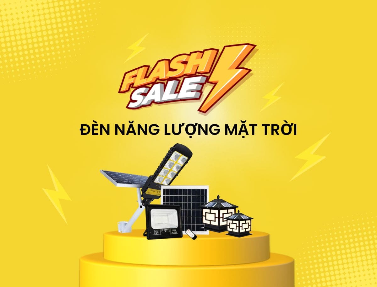 MUA SẮM ĐÈN NĂNG LƯỢNG MẶT TRỜI DỄ HƠN BAO GIỜ HẾT