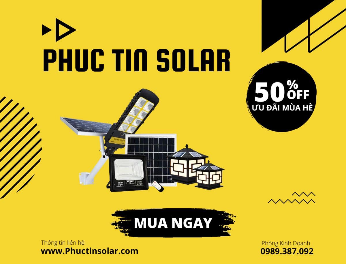 COMBO LẮP ĐẶT ĐÈN ĐƯỜNG NĂNG LƯỢNG MẶT TRỜI GIẢM 30%