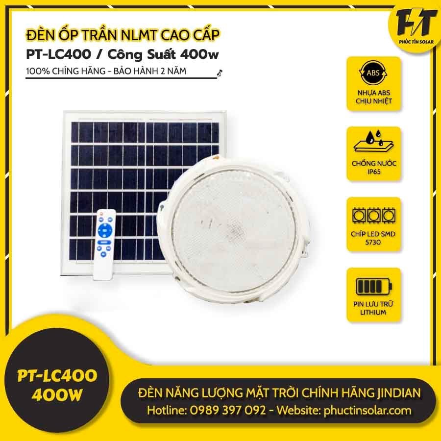 Đèn ốp trần năng lượng mặt trời 400W PT-LC400